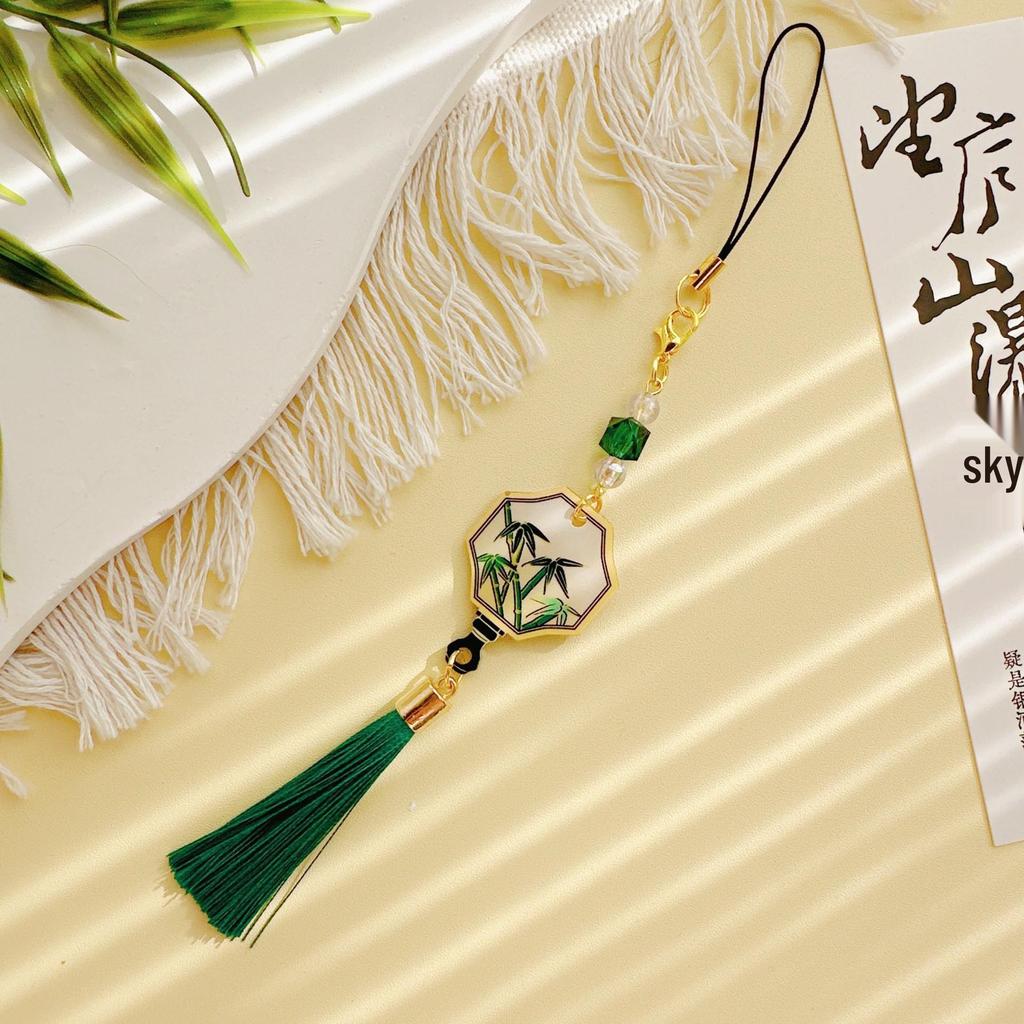 Elegant Transparent Lotus Beaded Phone Lanyard & Charm - Women's Exquisite Jewelry Gift
