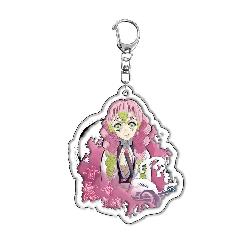 

Kimetsu no Yaiba Kamado Tanjiro Nezuko Acrylic Keychain Anime Merchandise Cross Border Ready Stock 55mm