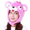 SAZAC Kigurumi Cap, Pink Bear, One Size Fits All, SZC-228