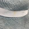 CHANEL Summer Hat Straw hat Straw Hat Bicolor hat straw blue/Black