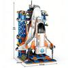 Ensemble de construction de briques géantes pour l'aérospatiale Ensemble de briques fusée Ensemble de briques navette spatiale Jouets pour enfants Ensembles Cadeau de festival Cadeau