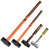 Octagonal Demolition Sledgehammer: Heavy-Duty Wall-Breaking Mason's Tool.