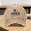 West Yellowstones Montana Mountain Sun Baseball Cap  Classic Unisex Adult Washed Trucker Hat SunProof Baseball Caps Gift