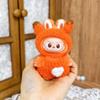 Cute Animal Thamed Clothing For Mini Labubu V4 Doll Decoration Clothes Accessories Clothes Only For 4.0 Labubu Pin for Love Series
