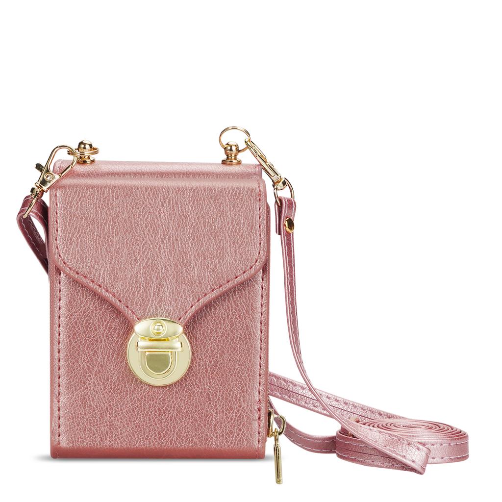 Crossbody Leather Cover Wallet Phone Case For Samsung Galaxy Z Flip 7 FE 6 5 4 3 Flip7 Flip6 Cards Slot Purse Triple Fold Bag