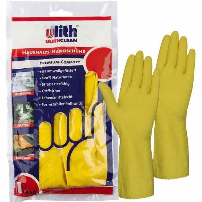 Gants ménagers Premium-Comfort taille M/8 jaune