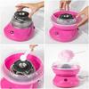Electric DIY Cotton Candy Maker Mini Portable Cotton Sugar Floss Machine Household Marshmallow Food Processor 260*260*180mm