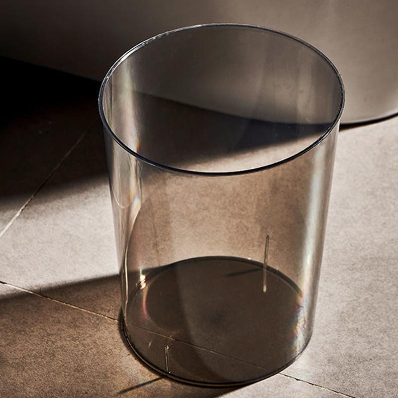 Transparante Prullenbak Zonder Deksel Afvalbak Thuis Kantoor Bureau Afval Afvalcontainer Afvalmand Keuken Vuilnisbak