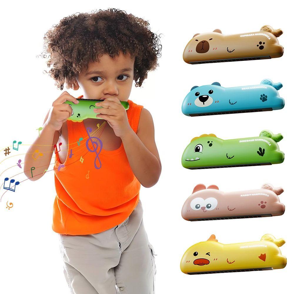 Early Educational Toy Whistle Organ Cartoon Mouth Organ  for Beginner's Entry-Level