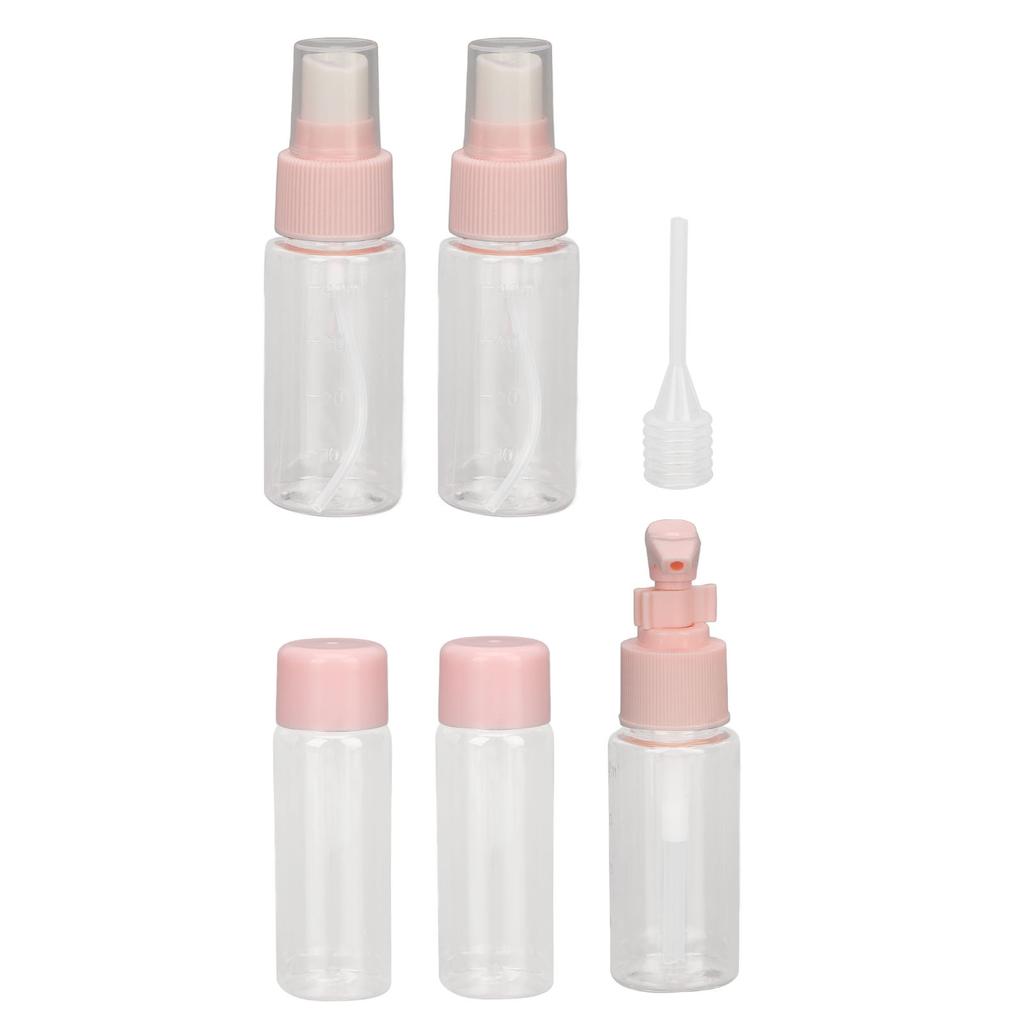 Travel Bottles Kit Clear Leakage Proof Empty Portable Toiletry Containers Set for Lotion Cream