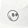 MALBON GOLF Asymmetrical Brim Lightweight Bucket Hat Off White
