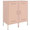 VidaXL Buffets 2 pcs, Armoires avec Pieds, Placards avec Porte, Meubles de Rangement Salon Chambre à Coucher, Rose 36x39x79 843015