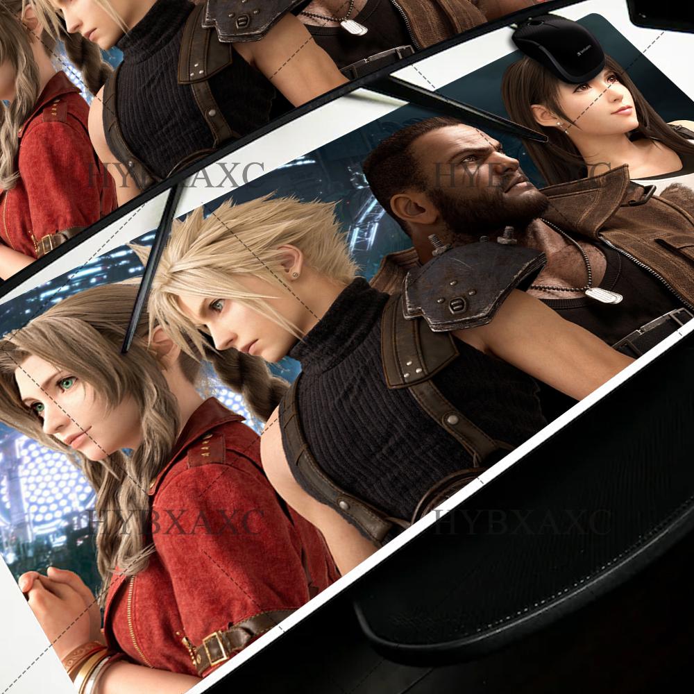 X FINAL FANTASY VII Tifa Lockhart Tappetino Mouse Grande XXL Accessori Gaming Ufficio Gamer Tastiera Scrivania Tappetino Accessori Tappetino Mouse