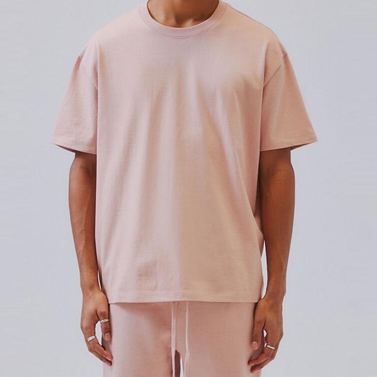 Fear Of God Essentials Pink 3M Logo Boxy T Shirt FOG-FW19-56