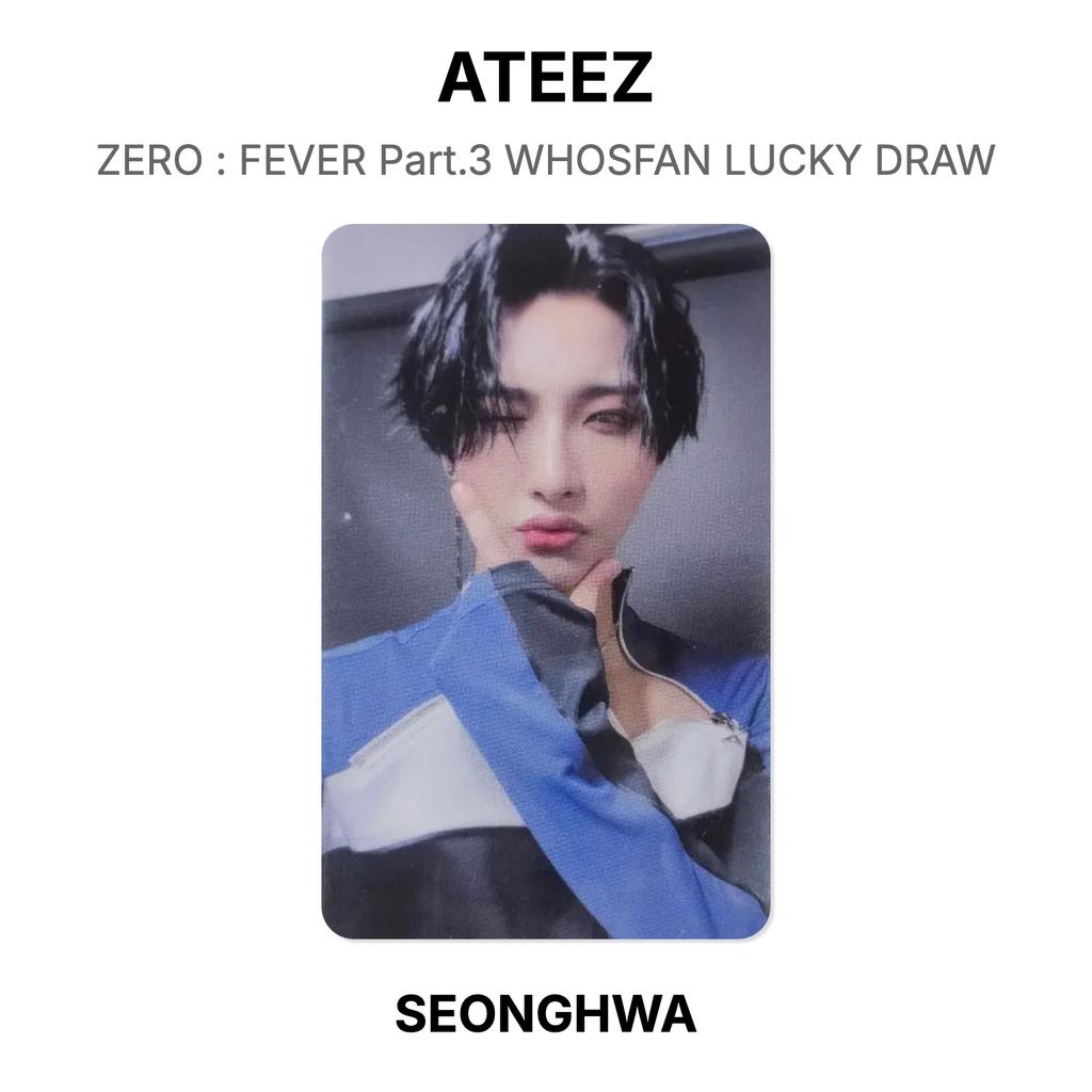ATEEZ ZERO : FEVER Part.3 WHOSFAN LUCKY DRAW Official Photocard