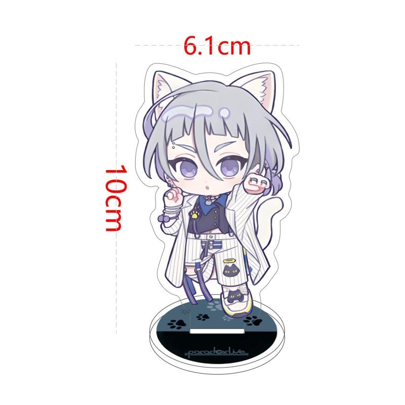 Anime Paradox Live Sugasano Aren Yon Hajun Acrylic Stand Keychain Figure Model Plate Desk Decor Standing Sign Fans Birthday Gift