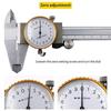 Dial Calipers 0-15cm(0-6") Range with 0.02mm (0.001") High Precision Industry Stainless Steel Vernier Caliper Shockproof Metric