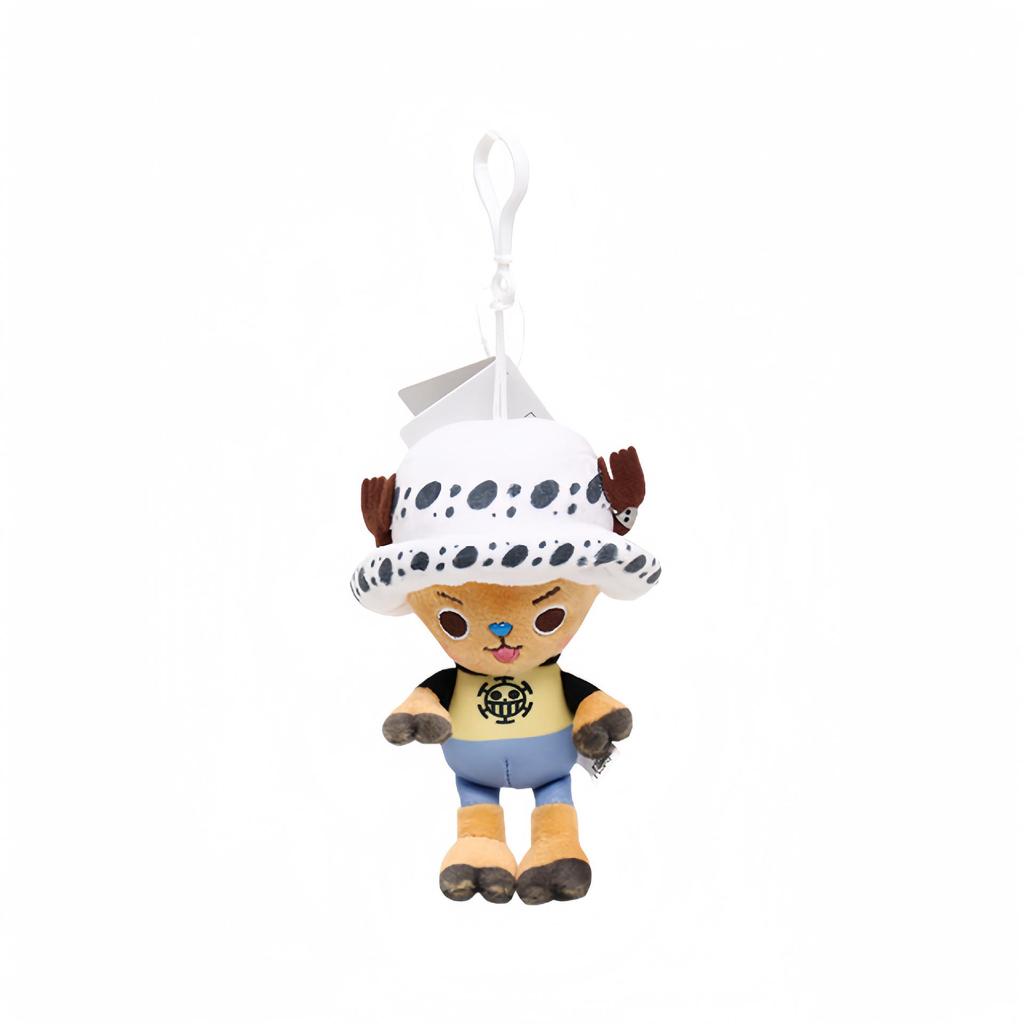 12cm One Piece Plysch Nyckelring - Luffy & Chopper Anime Hänge