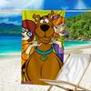 Ultra-Soft Beach Towel with Scooby-Doo Theme,Ideal for Pool - Camping, Diving - Perfect Travel Essential, Vibrant Beach Towel.