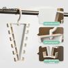 360 Degree Rotating Hook V Shaped Double-Sided Closet Organizer, Multi-Layer Vertical Hanger, with V-shaped Double-sided Hanger 12 Non-Slip