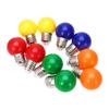10pcs Led Bulbs Colorful Outdoor Waterproof E27 2W Pc Shell Bright Party Light For Garden Patio Yard Lawn Decoration Holiday