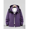 2026 Plus Size Waterproof Windproof Hooded Outdoor Workwear & Mountaineering Jacket