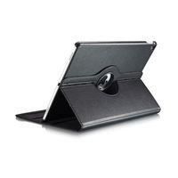 360 Drehhülle Schwarz für Apple iPad AIR 1 / AIR 2 - Hülle Etui Schutz Gummizugverschluss Phonillico®