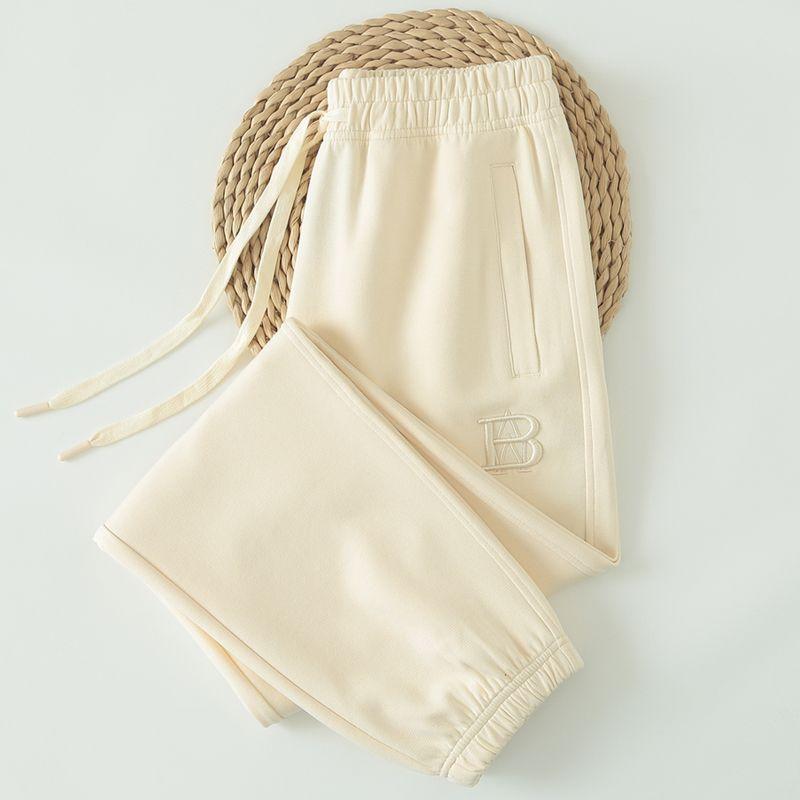 Sweat pants Women Spring and Autumn 2025 New Gray Women Loose Ankle-tied Sweatpants Casual High Waist Thin Pants