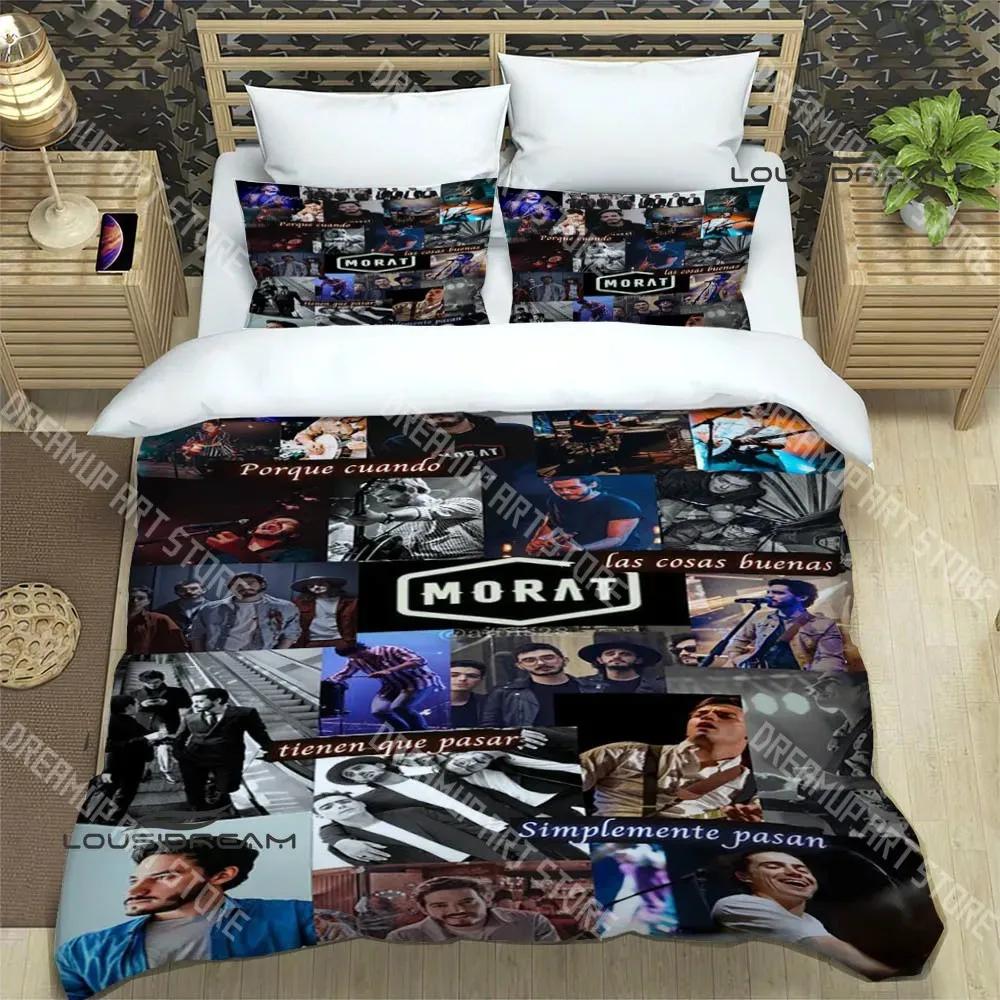Morat Pop Band Printed Bedding Sets Exquisite Bed Supplies Set Duvet Cover Bed Comforter Set Bedding Set Luxury Birthday Gift