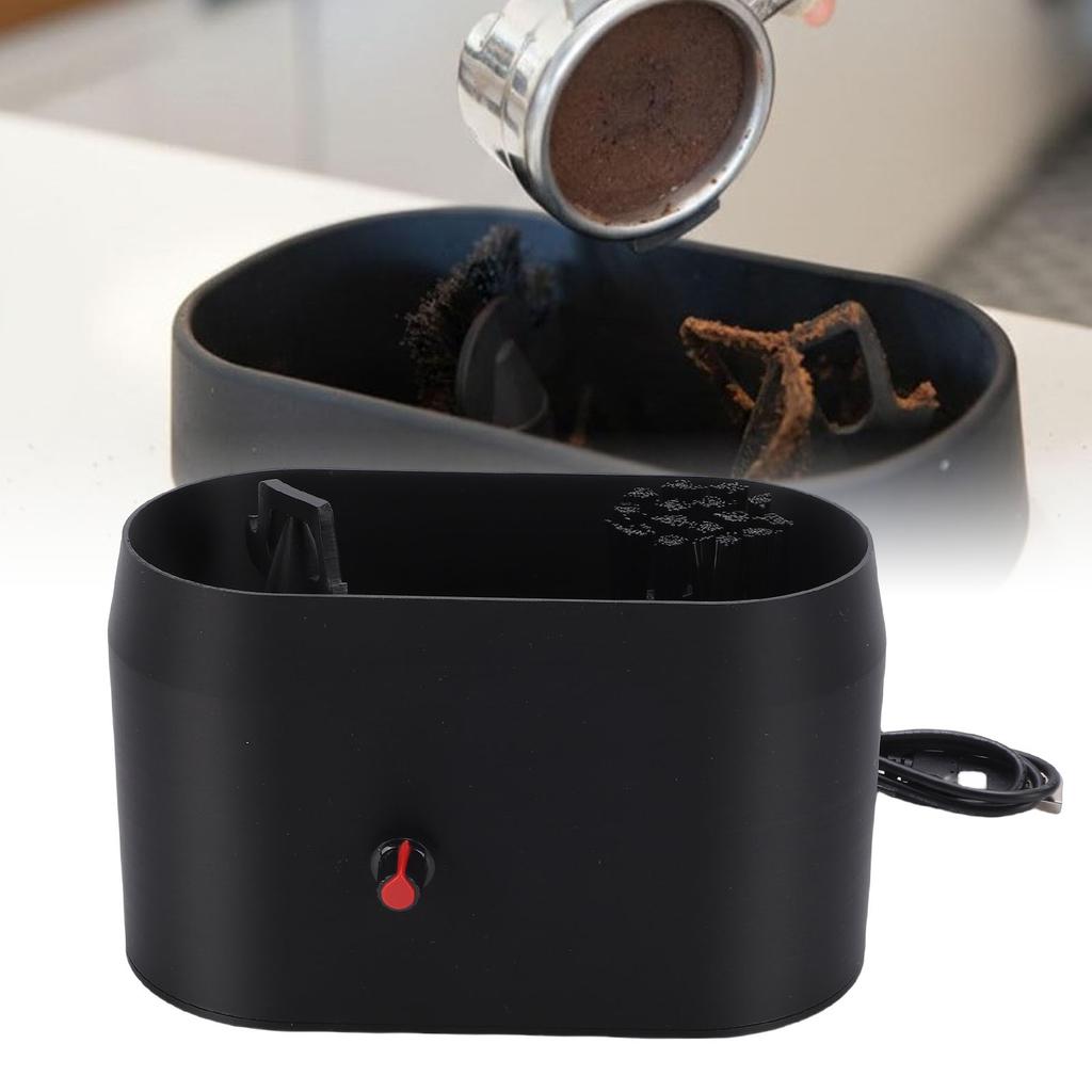 Coffee Portafilter Cleaner Device USB Spill Proof Hard   Coffee Portafilter Cleaning Brush Tool for Home