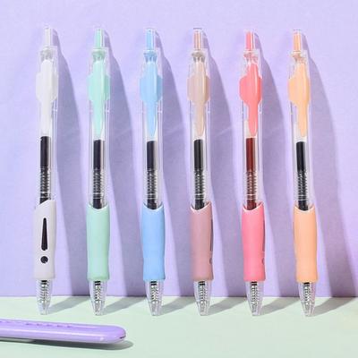 0.5mm Colored Ink Ballpoint Pen Press Type Neutral Pen Creative Gel Pens  School Office Supplies