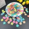 100pcs 2.5cm Flower Felt Fabric Patch Mixed Colors Felt Pads Felt Fabric Accessories  Scrapbooking