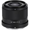 VILTROX AF 25mm F1.7 Z Mount Lens Small & Lightweight APS-C Large Aperture 1.7 Nikon Z Mount Inte...