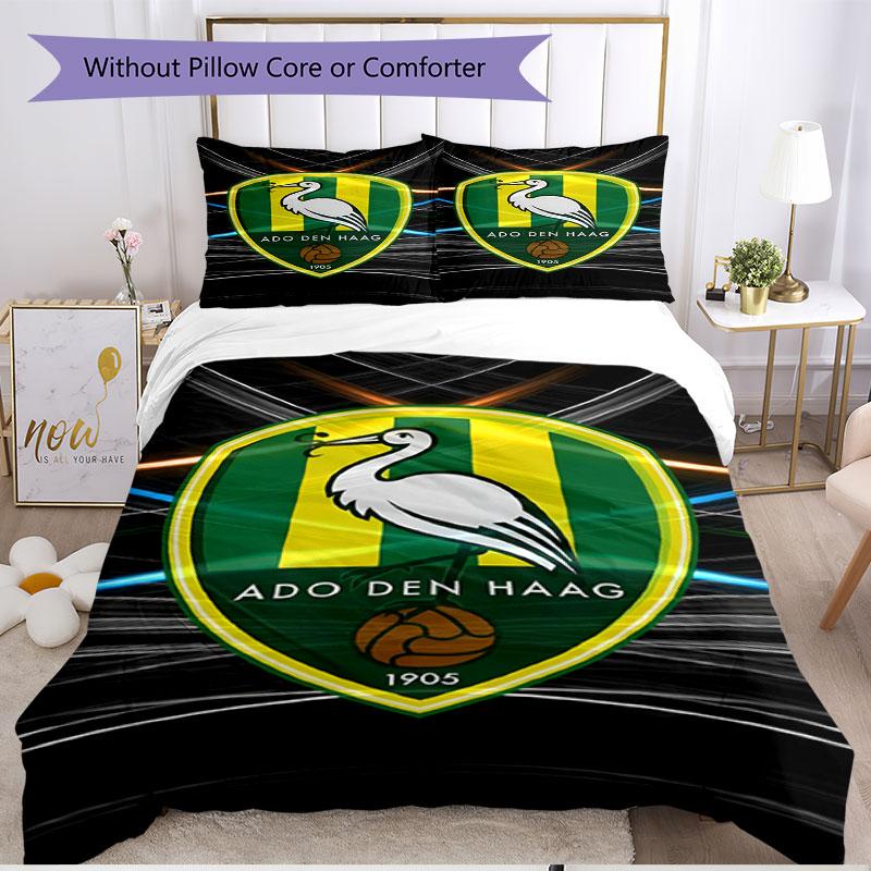 3pcs Duvet Cover Set (1*Duvet Cover + 2*Pillowcase, Without Core), ADO Den Haag Print Soft All‑Season Bedding Set, Home Bedroom Decor Gift