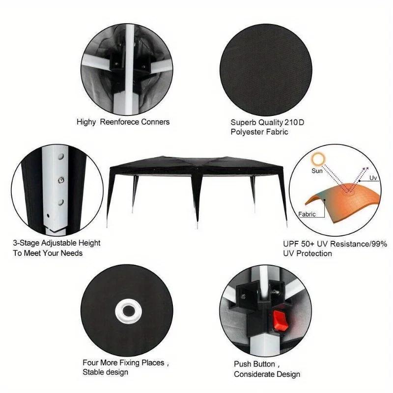 10 X20 EZ Pop UP Wedding Party Tent Waterproof Gazebo Canopy Heavy Duty Outdoor