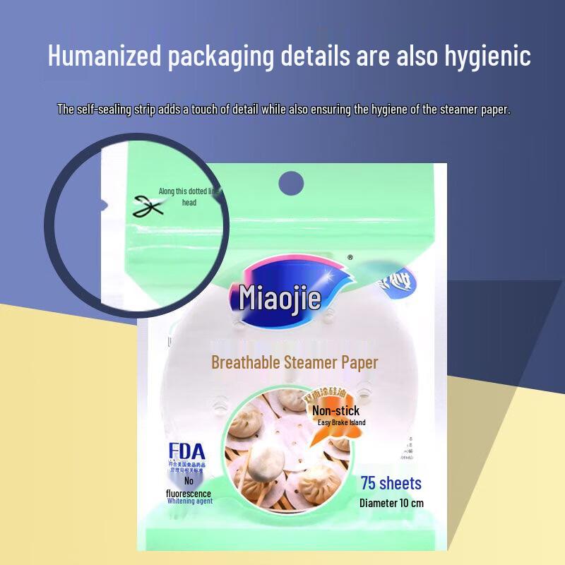 MiaoJie Non-Stick Disposable Steamer Liners
