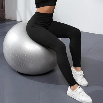 Leggings in filo per fitness, moda, pantaloni sportivi, tinta unita, pantaloni da yoga, senza cuciture, vita alta, pantaloni lunghi da palestra, donna 30189