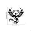 Metal Wall Art Black Silhouette Decor Cutout for Living Room, Bedroom, Entryway Style 1