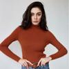 Solid Color Half Turtleneck Sweater Autumn and Winter Women's 24 Colors Slim Fit Knitted Bottoming Shirt