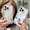 Butterfly and flower patternr Phone Case For IPhone 17 16 15 Pro Max 14 13 12 11 Plus 17e 16e Transparent Bumper Cover