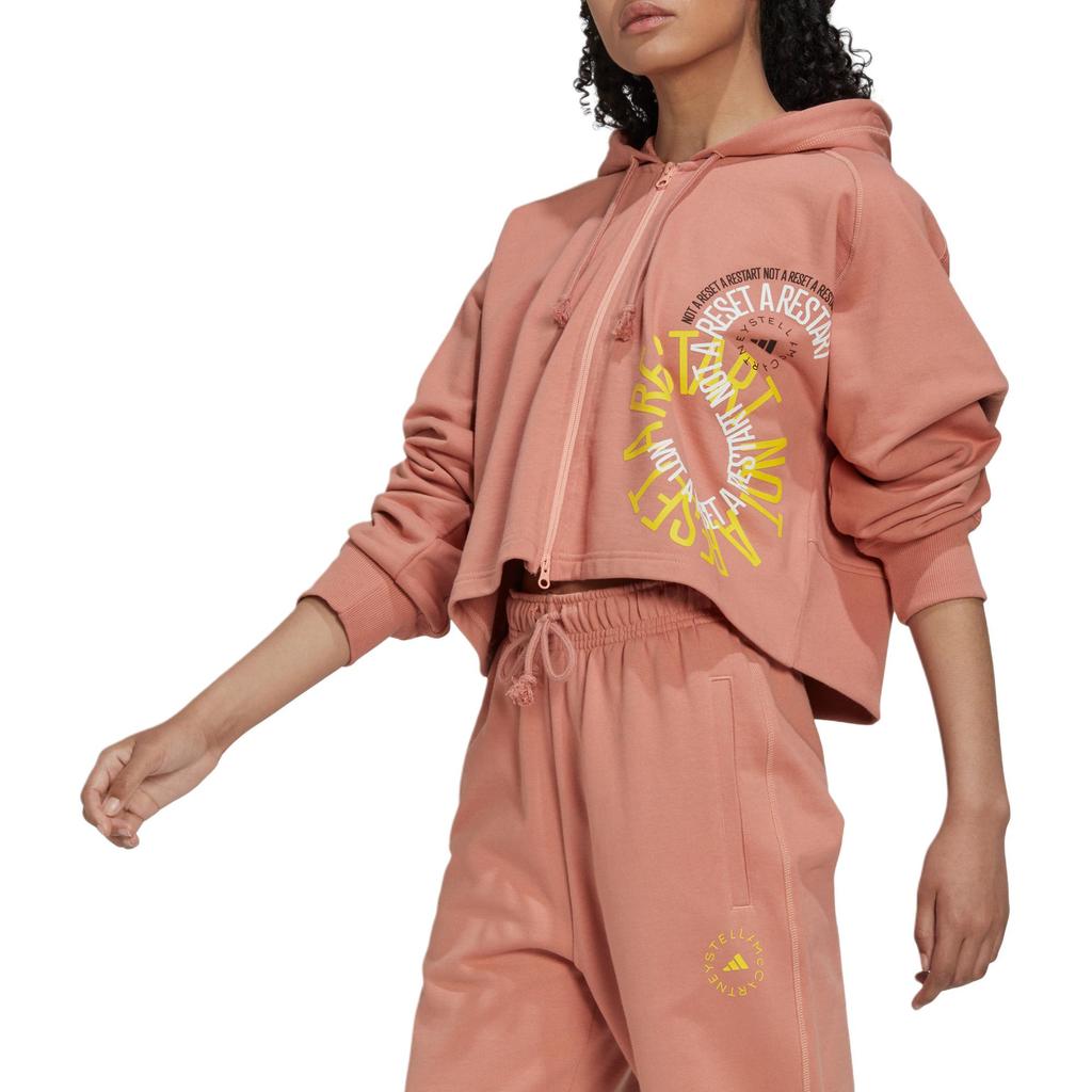 Adidas Jackets Women's Pink Hooded Moderate Other IB5891