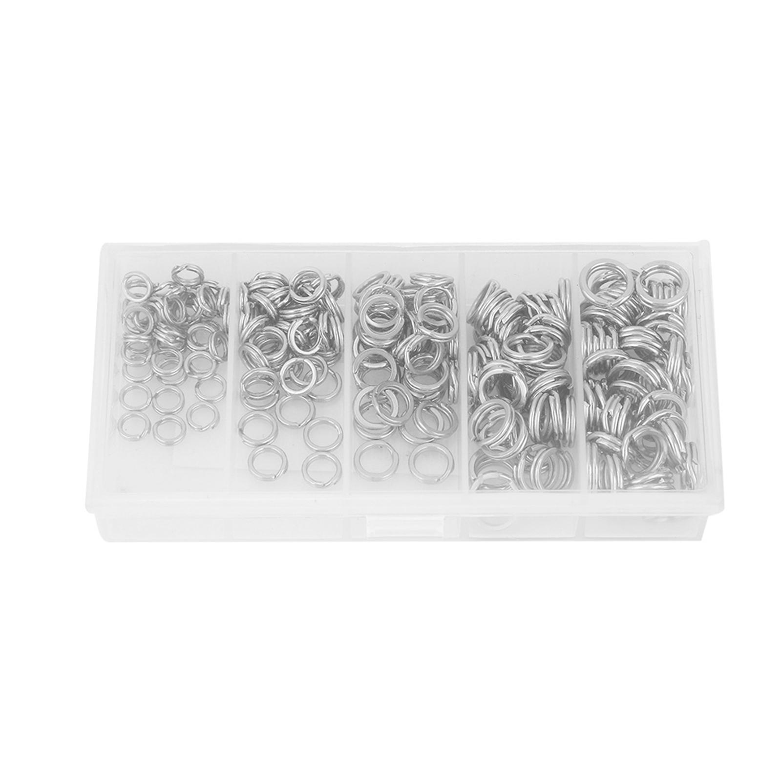 

200pcs Stainless Steel, lit Connector push pull toggle Double Fishing pin Tackle Accessories