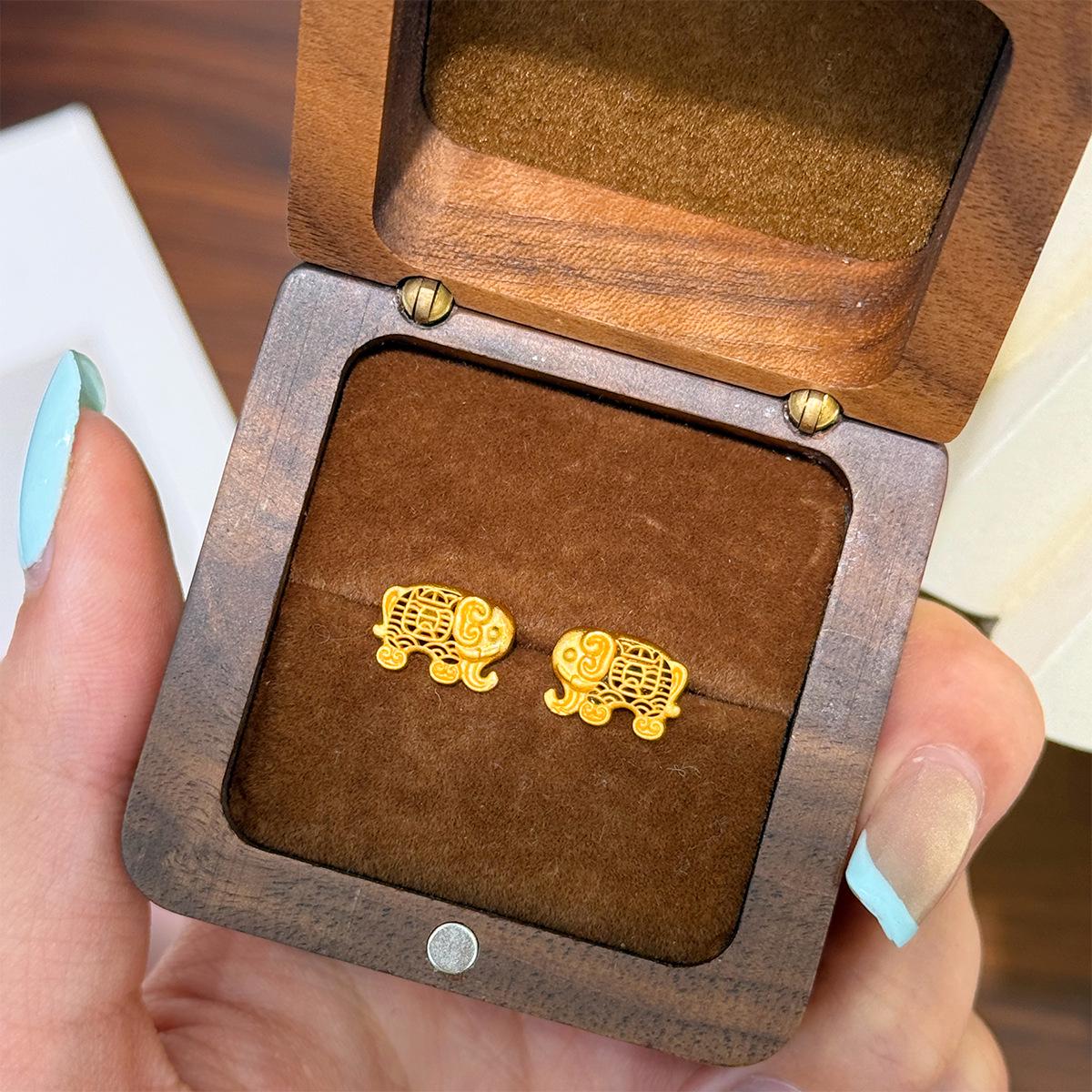 

Элегантные ретро серьги-пусеты в виде слона и облака - Высококлассная, универсальная мода для женщин