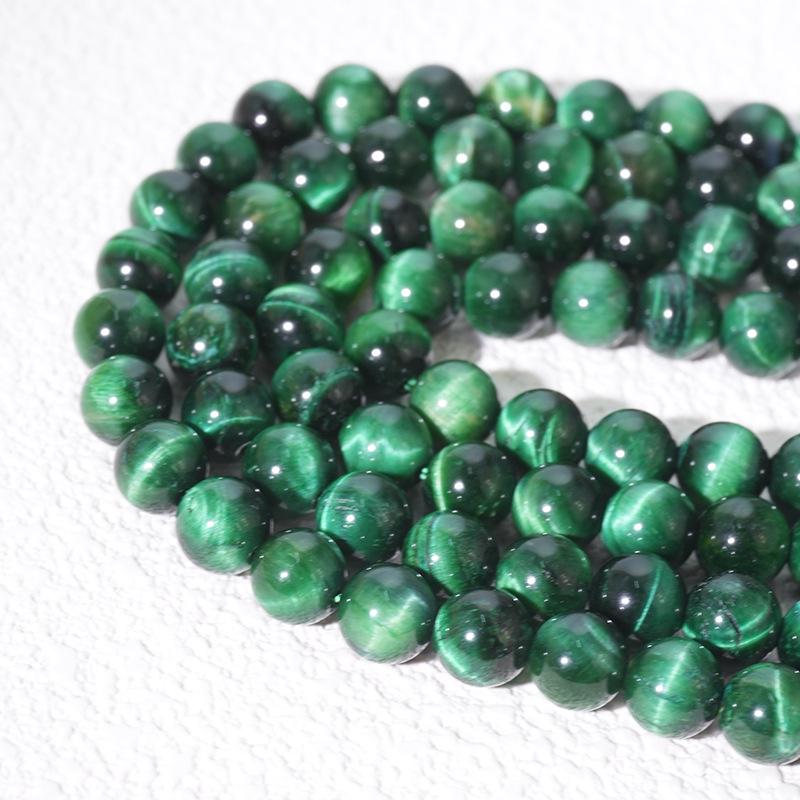 

«Круглые бусины из цветного камня тигровый глаз класса А для самодельных украшений — плетеных браслетов и ожерелий» 6MM Round Beads (62 beads)