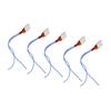 5 Pcs PTC Heating Element Continuous Heat Output Automatic Constant Temperature Ceramic Thermostat Heater Plate