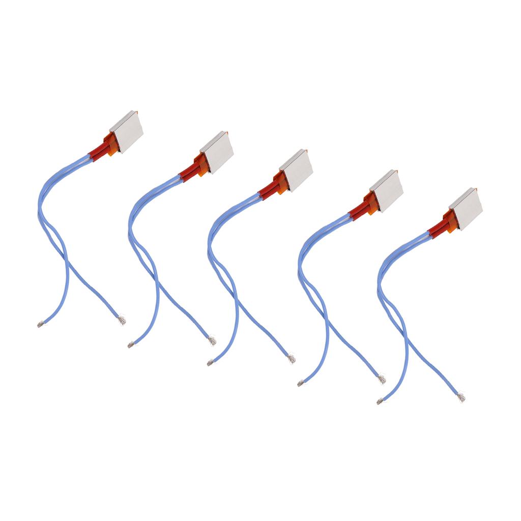 5 Pcs PTC Heating Element Continuous Heat Output Automatic Constant Temperature Ceramic Thermostat Heater Plate