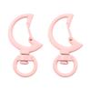 31X39mm Candy Colored Alloy Shell Shaped Spring Buckle Special-shaped DIY keychain Accessories Creative Accessories Hanging Ornaments