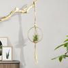 Macrame Plants Hanger Flower Basket Home Decor Boho Wood Beads Decorative Hanging Planter for Air