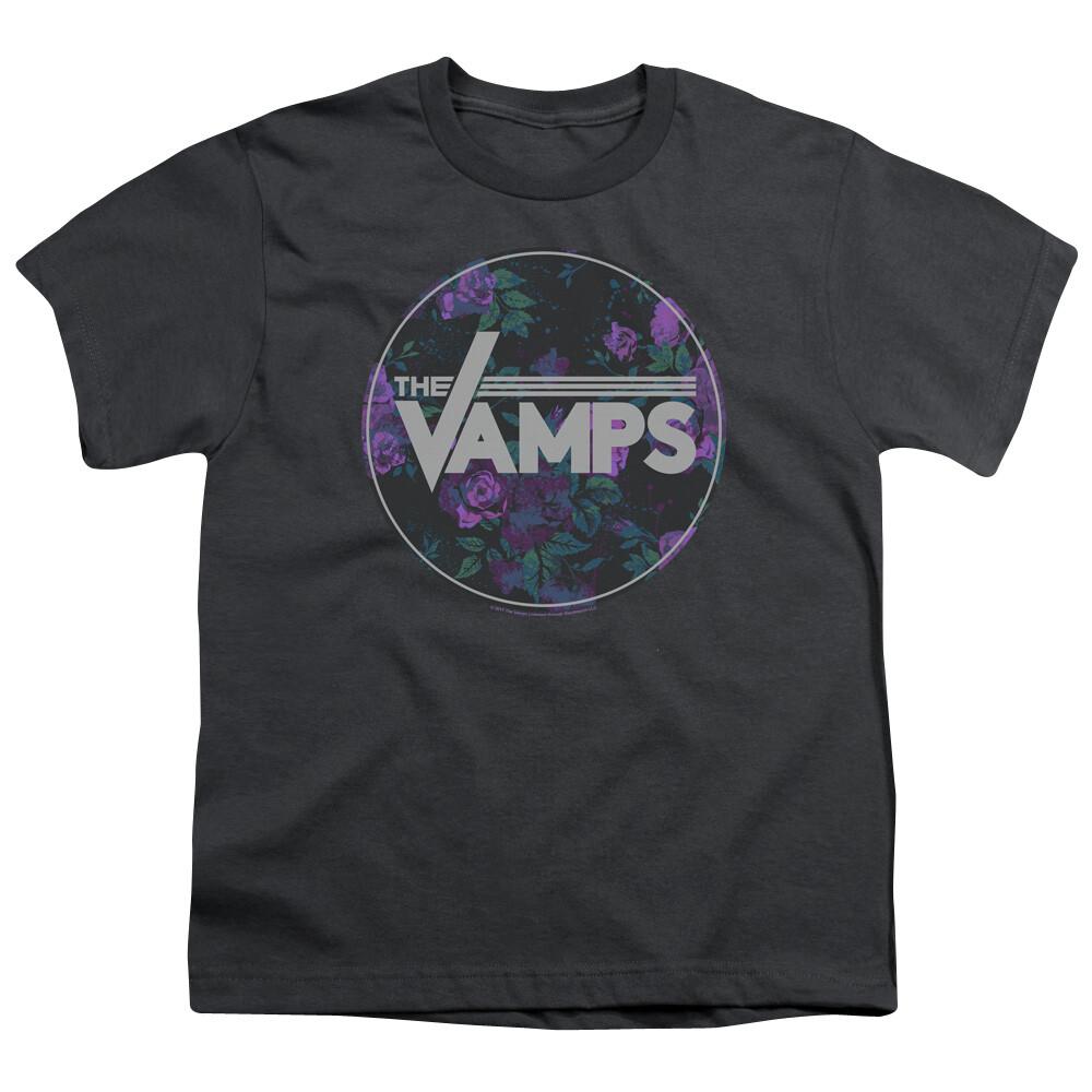 

26 The Vamps Floral Vamps Kids Youth T Shirt Licensed Music Rock Band Tee Charcoal Unisex T-Shirt XL