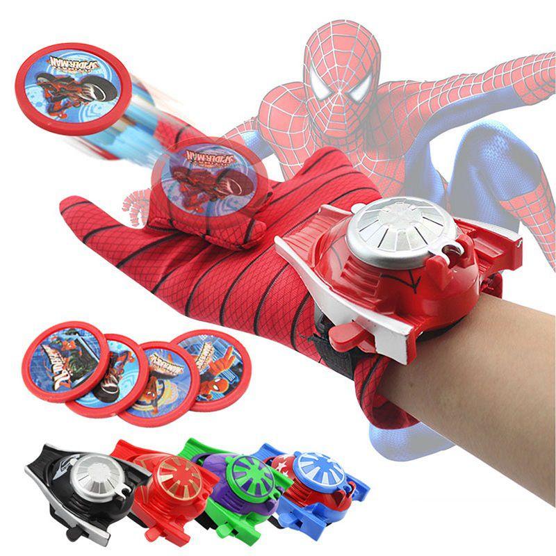 Premium Quality Children Superhero Launchers Gloves For Batman Spider-man Cosplay Fun